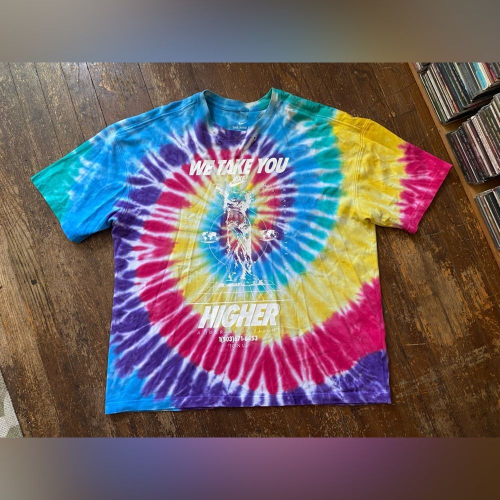 Vintage NIKE Tiedye Shortsleeve Mens size MD